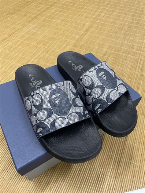 goyard x bape slides|Bape X Coach Slide.